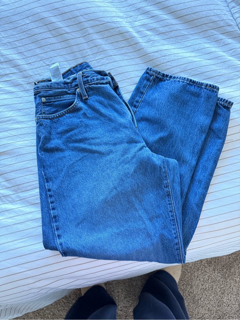 Levi's Straight-Leg Denim Jeans in Classic Blue